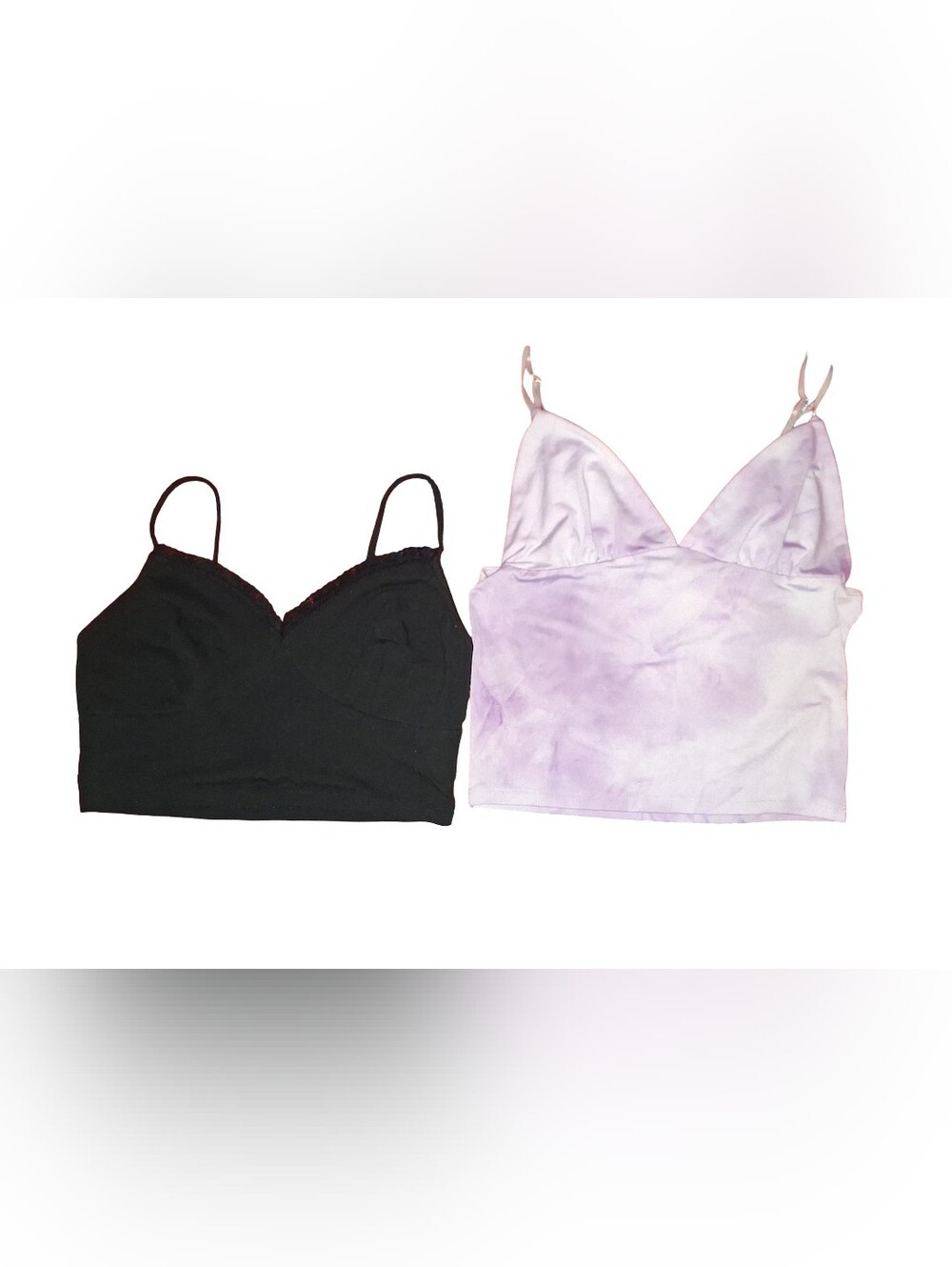 Clothes: Womens/juniors Medium Size Crop Tops 2pc